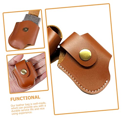 Funda para cinturón COLLBATH de estilo vintage con soporte protector de cuero 6