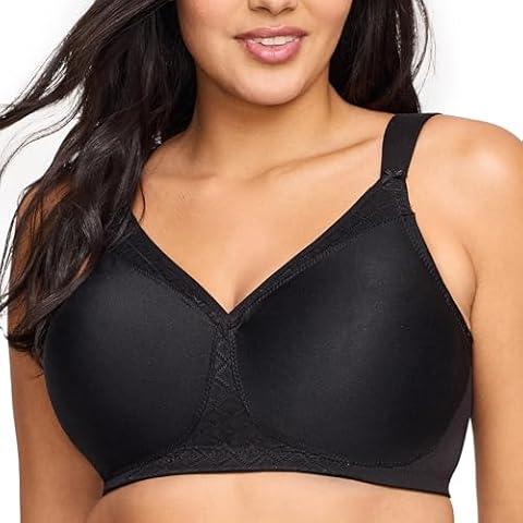 Glamorise MagicLift Seamless Wirefree T-Shirt Bra Cover