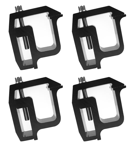 Image of MaxxHaul 50843 Mounting Clamps - 4 PCS - For MaxxHaul 50613 /50614 / 50621 Aluminum Truck Racks