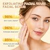 Limpiador facial exfoliante profundo, exfoliante facial, lavado facial, limpiador con vitamina C, cúrcuma, exfoliante diario suave para mujeres, hombres para piel suave, tersa, hidratada y radiante 100g/3.5oz 3.53 Onzas (Paquete de 1) 8