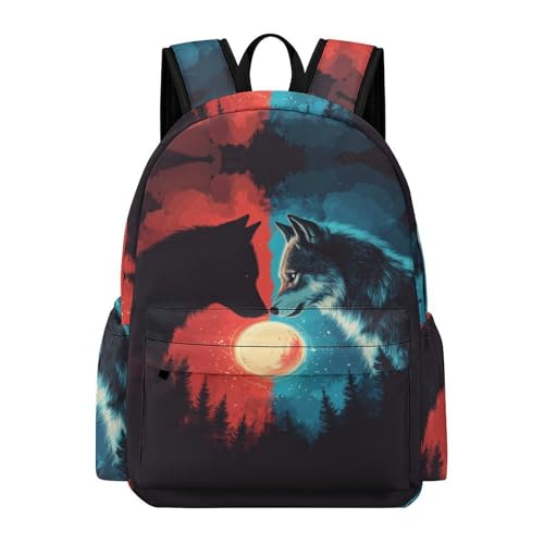 Sac à dos quotidien Wolf pour couples et étudiants à l'université