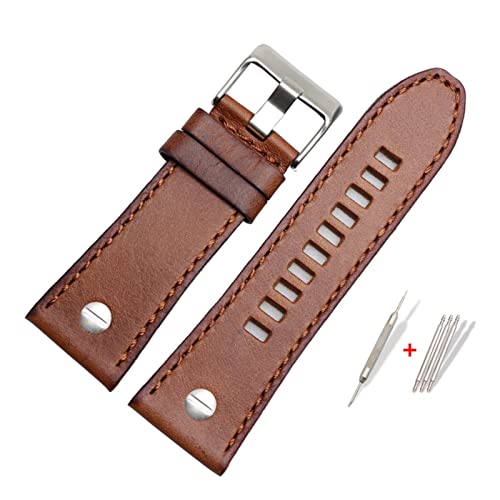 jfhffj Dieselƌ݊̂C^ÃU[̎vш DZT2002 DZ7314 7406 4471 7332 4476BRARP 22MM 24mm 26mmuXbgjgȃXgoh(04-silver buckle,22mm