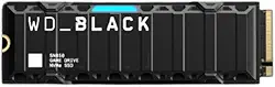 WD_BLACK SSD SN850 NVMe de 2 TB para consoles PS5 Solid State Drive com dissipador de calor - Gen4 PCIe, M.2 2280, até 7.000 MB/s - WDBBKW0020BBK-WRSN, Cor: Preto