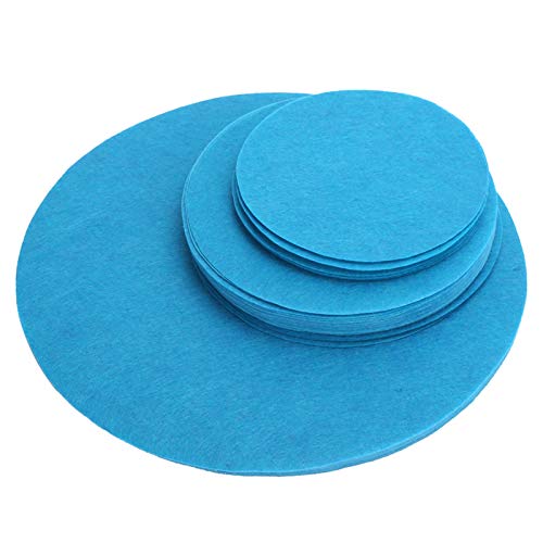 Felt Plate Storage Dividers, 48 Pieces Felt Round Separators Pads Dish Storage Pads Plate Dividers with 3 Sizes, Soft Felt Plate Protectors Dish Protectors Pads for Packing Stacking Cookware(48pcs)