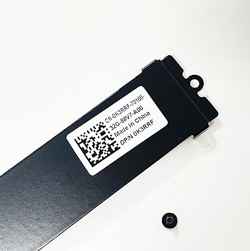 Fleshy Leaf Slot 1 & Slot 2 M.2 2280 SSD Heat Thermal Shield Heatsink Replacement for Dell Alienware M18 R1 M16 R1 2023 Gaming Laptop K3RRF 0K3RRF - Thumbnail 3