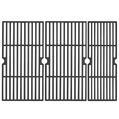 Grillflame 463347519 463347017 Grill Grates for Charbroil Performance 5 Burner Grill Replacement Grates 463342119 463347518 463335517 463347519 463376017 4 Burner Performance Grill Grates Parts