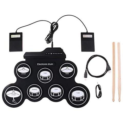 Yangers Portable Electric Drum Kit for Kids Cover