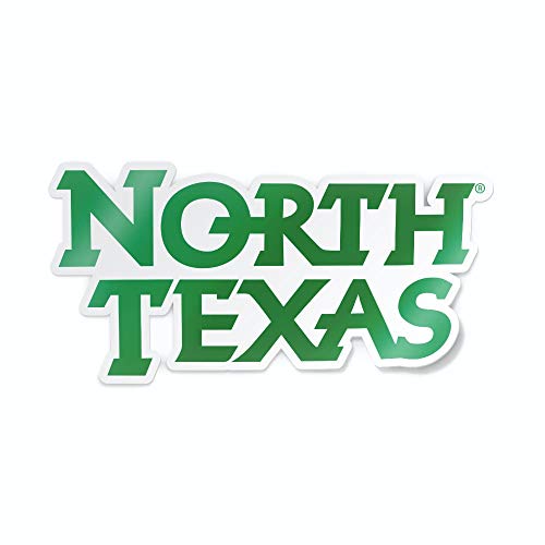 Image of Collegiate NCAA Car Decal Made from Premium Weatherproof Vinyl (University of North Texas Script)