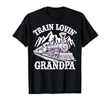 Photo Gallery train lovin grandpa modello di treno maglietta Photo Gallery train lovin grandpa modello di treno maglietta