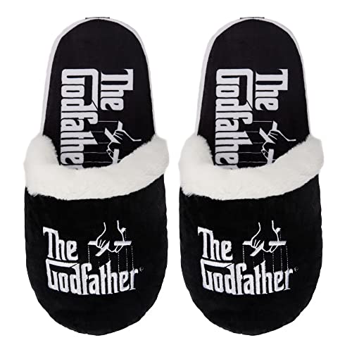 Odd Sox, The Godfather, Fun Plush Indoor Novelty Slipper, Big Cozy, Large