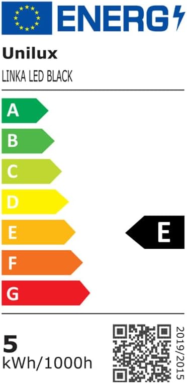 Miniatura 13 de UNILUX 400124484 LINKA LED lámpara de escritorio negra con función de carga mediante inducción y brillo USBcolor regulable con apagado automático