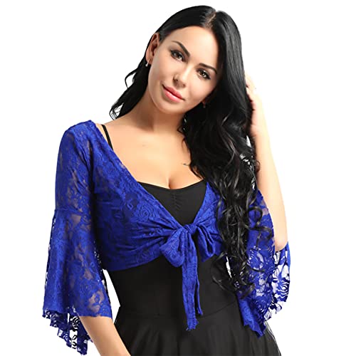 Freebily Donna Bolero Elegante Cerimonia Chiffon