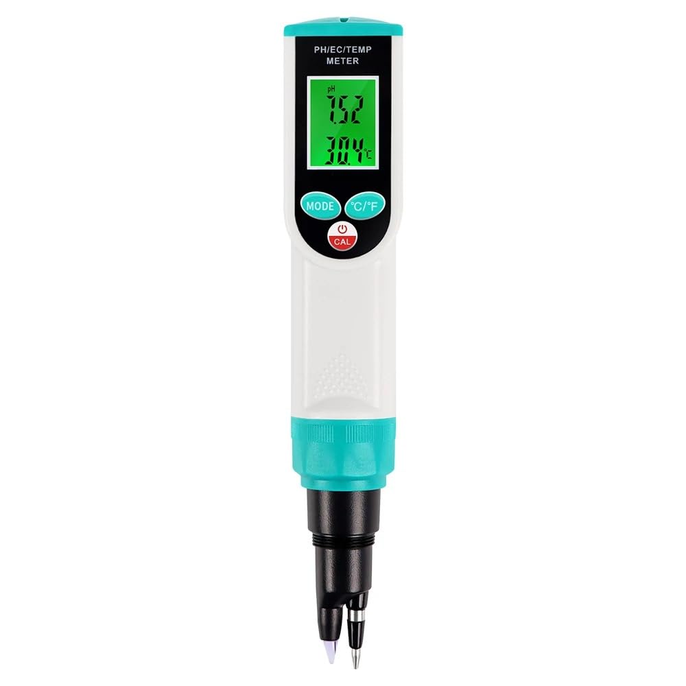 Medidor EC de PH for Alimentos, Sensor de Alta precisión, probador de Temperatura, 0,00~14,00pH