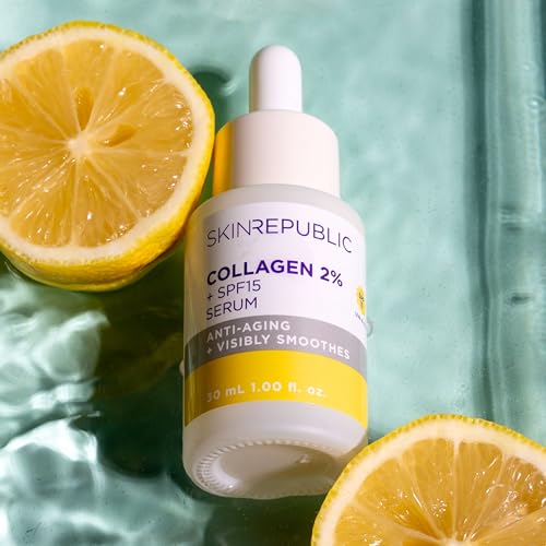 Skin Republic 2% Collagen SPF 15 Anti-Aging Serum to reduce fine lines and wrinkles - Image 2