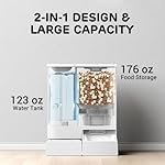 FW54 5G/2.4GHz WiFi Automatic Feeder and Waterer 2-in-1 Set for Pets, 300 oz Large Capacity for 2 Weeks, Perfect for Working Parents - Image 3