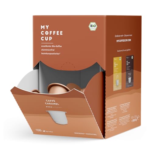 My Coffee Cup MEGA BOX CAFFÈ CARAMEL BIO-Kaffee Kapseln 100 Stück