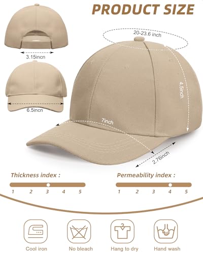 Image of Foaincore 36 Pack Blank Baseball Cap Bulk Adjustable Back Strap Sublimation Hats Plain Unisex Trucker Hat for Men Women