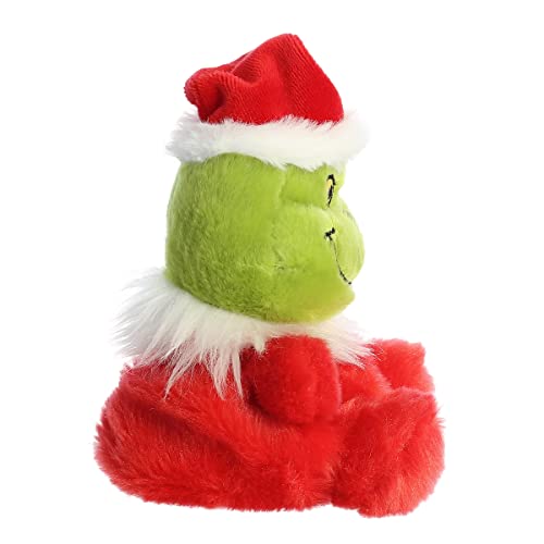 Santa Grinch Palm Pal Aurora d'une peluche de 12,7 cm Dr. Seuss