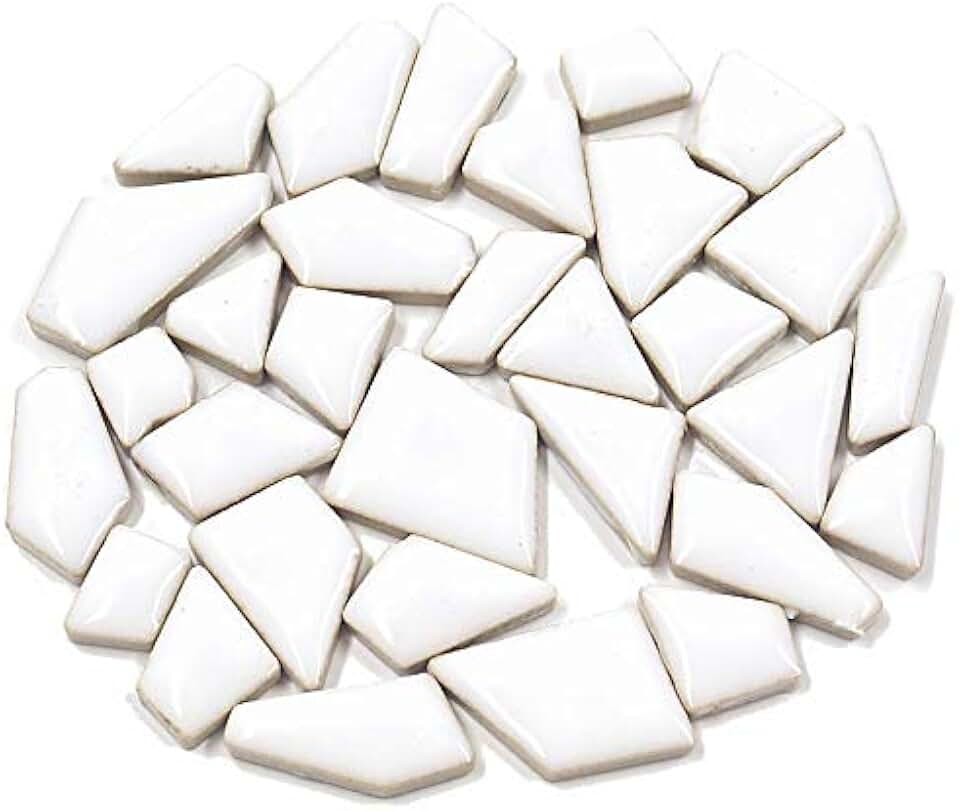 Amazon.co.uk white mosaic tiles