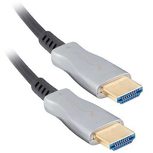 Cable HDMI 50M Lanberg óptico AOC V2.0 con conectores de alta precisión y diseño negro