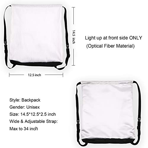 image for Gift2yo LED Light up Backpack Glowing Bag For Rave Music Festival Part