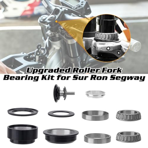Image of Upgraded Roller Fork Bearing Kit for Sur Ron Light Bee X /S Segway X160 X260, Upgraded Pivot Bearing Assembly OEM Motorcycle Headle Bearings Spacer Replacement Set (Headset Fork Bearing Kit)