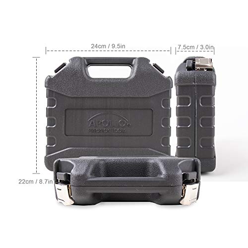 Apollo Tools Lightweight Cordless Screwdriver Set Includes Rechargeable 3.6 Volt Li-Ion Screwdriver And 45 Piece Accessory Set In Black Carrying Case- Pink Ribbon- Pink - Dt4944P #TOP3