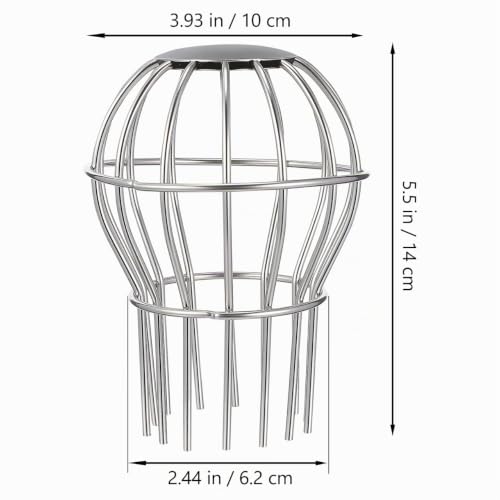 Miniatura 2 de Sewoart Protector De Canalón En Reja Cubiertas Para Bajantes Filtro De Drenaje Del Techo Protector Globo De Acero Inoxidable Mantiene El Bloqueo De Hojas O Desechos