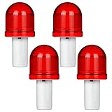 4-Pack LED Traffic Cone Lights - Emergency...