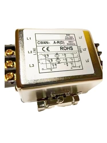 Filtre EMI triphasé CW4N-30-R1-D 380V 20A pour rail de guidage servo