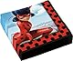 Amscan 9902875 - Servietten Miraculous, 20 Stück, 33 x 33 cm, Partygeschirr, Rot