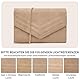 Miss Lulu Clutch Damen Wildleder-Optik Leichtgewicht Umhängetasche für Hochzeiten Partys Bälle