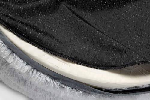 M-V-O Faux Fur Human Pet Bed, Fluffy Fleece Snuggle Dog Bed For Adults and Kids, Orthopaedic Soft Cosy Comfortable Beds, Anti Allergy Bean Bags Hugg Snug Pet Bed (Adult size: 173 x 96 x 30cm) - Image 6