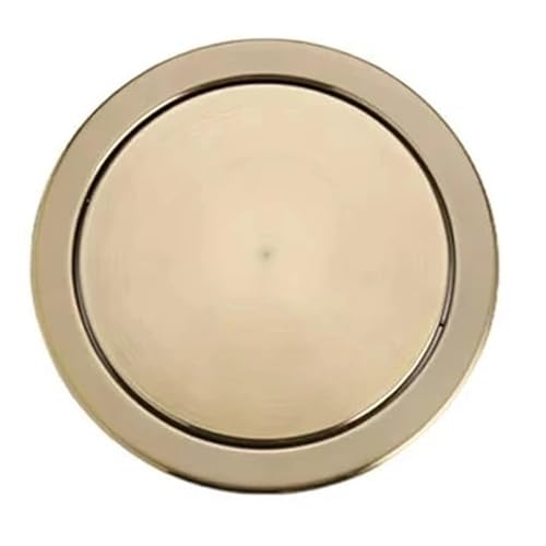 Round Countertop Trash Can Lid Kitchen Waste Bin Sink Built-in Flap Garbage Cover Flush Recessed For Home for Kitchen(Color 1)