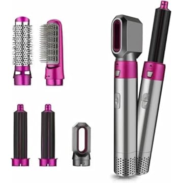 Modelador de cabelo 5 em 1 - Escova de Ar Quente, Escova de Secador de cabelo, Modelador de Cabelo, Conjunto de Secador de Cabelo