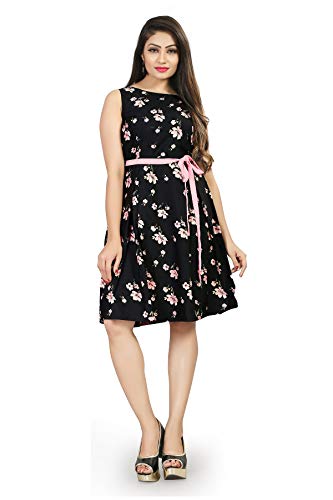 Image of AA Creation Women's Fit And Flare Knee Length Dress