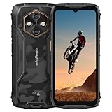 Ulefone RugKing 4 Pro Outdoor Handy Android 15 AI Rugged Smartphone, 10200mAh Akku 16GB+256GB/SD-2TB, Octa-Core 48MP 6.56 Zoll 120Hz, 120LM Super-Fackel/3 Kartenfächer/IP68/IP69K/OTG/NFC/GPS Schwarz