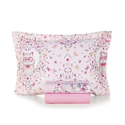 JOGO DE CAMA 3 PEÇAS SOLTEIRO MISSI 180 FIOS ESTAMPADO