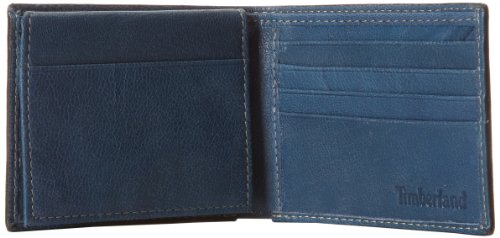 Carteira Masculina Timberland – Navy (Fine Break), Tamanho Único