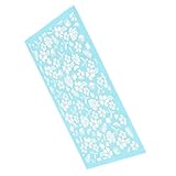 Healifty Pochoir Sérigraphie Argile Polymère Réutilisable Pochoirs Artisanat pour Pâte...