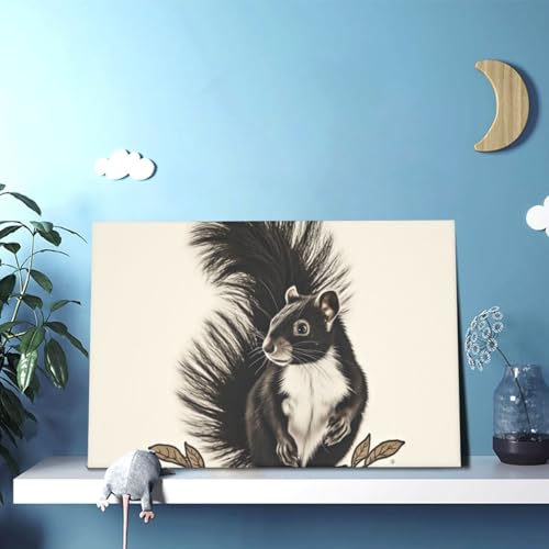 Peinture décorative sur toile affiches de mouffette de qualité - 4