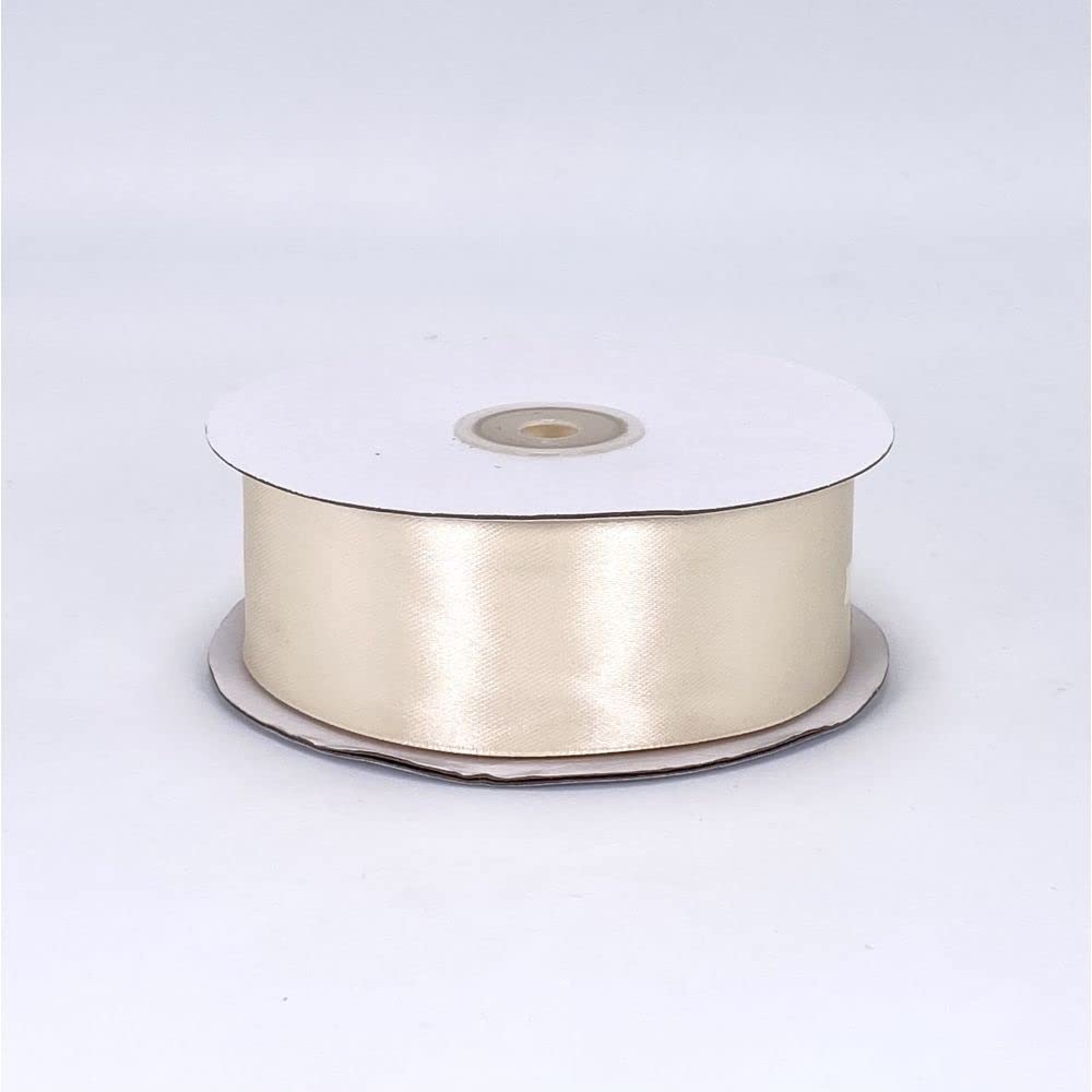 Nastro Doppio raso AVORIO 40 mm x 50 metri