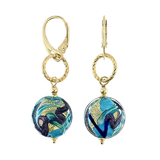 Venetiaurum Murano Glass Long Earrings