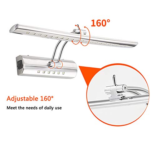 Éclairage miroir LED pour maquillage et soin visage blanc chaud 3000K - 7