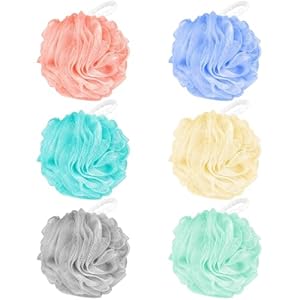 Rickwayy Duschschwamm 6 Stück Badeschwamm Set