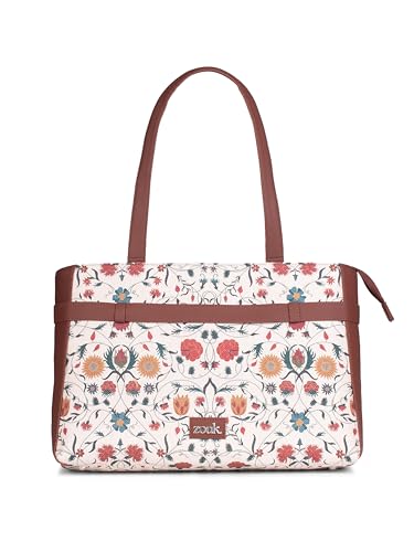 Image of ZOUK Urban Escape Bag | Stylish Vegan with Laptop Compartment, Trolley Sleeve & Anti-Theft Pocket |