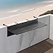 VEVOR Balkontisch, 1500x300 mm, klappbarer Balkonhängetisch, Klapptisch für den Außenbereich, 22 kg Tragkraft, passend für Geländer von 2,54 bis 15 cm, Serviertisch für Terrasse und Deck