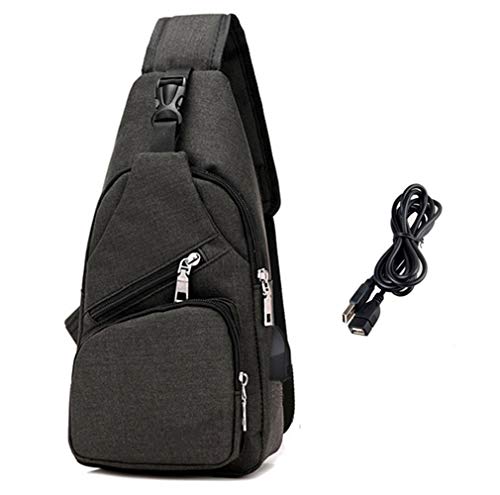 Sling Bag Shoulder Crossbody Chest Backpack Men Women Unbalance Daypack for Travel/Hiking/Outdoor Sport