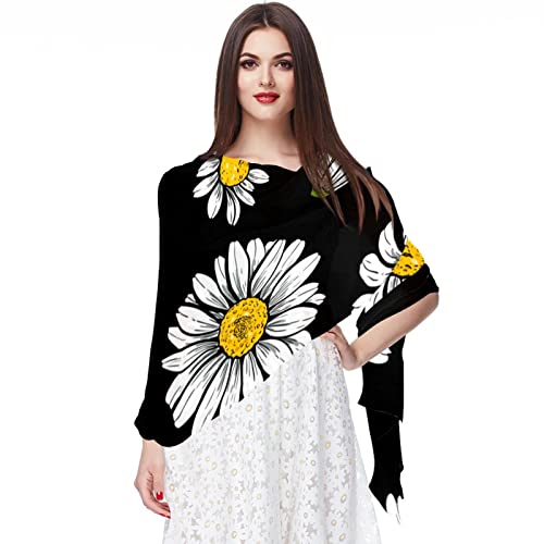 Foulard en mousseline de soie premium, imprimé ethnique aux finitions soignées