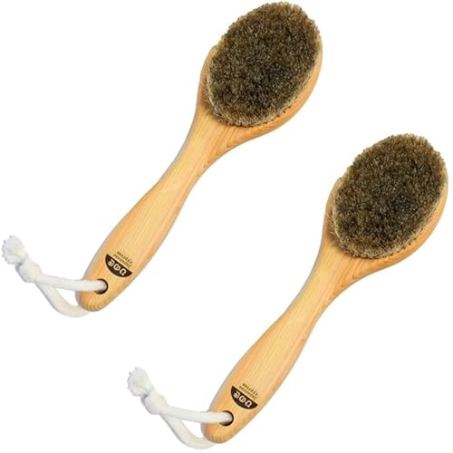 Brosses pour le corps en crin naturel pour votre massage lymphatique sous la douche